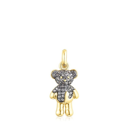 Colgante de plata vermeil y iolita TOUS Teddy Bear Splash