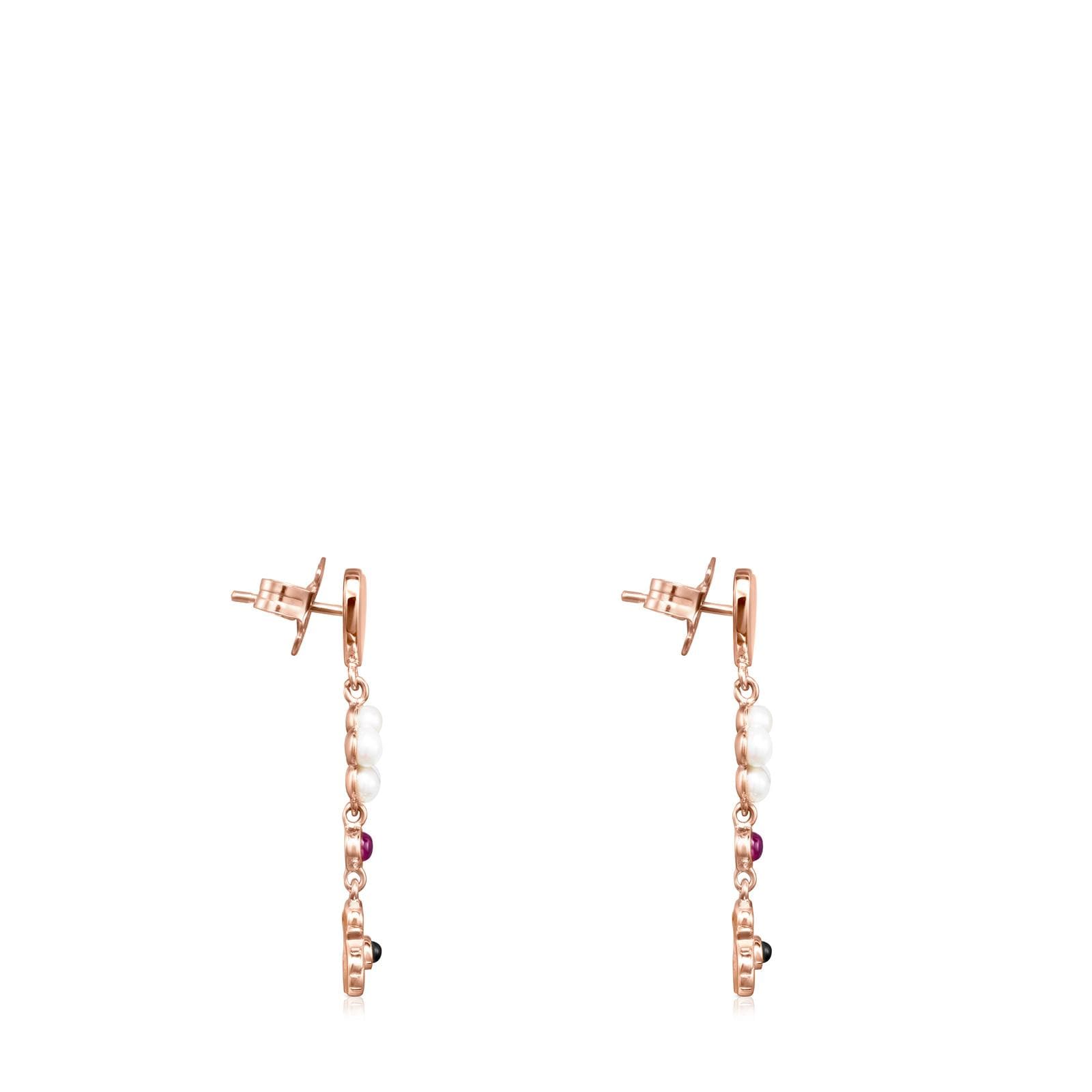 Pendientes tous real sisy de best sale plata vermeil rosa con perlas