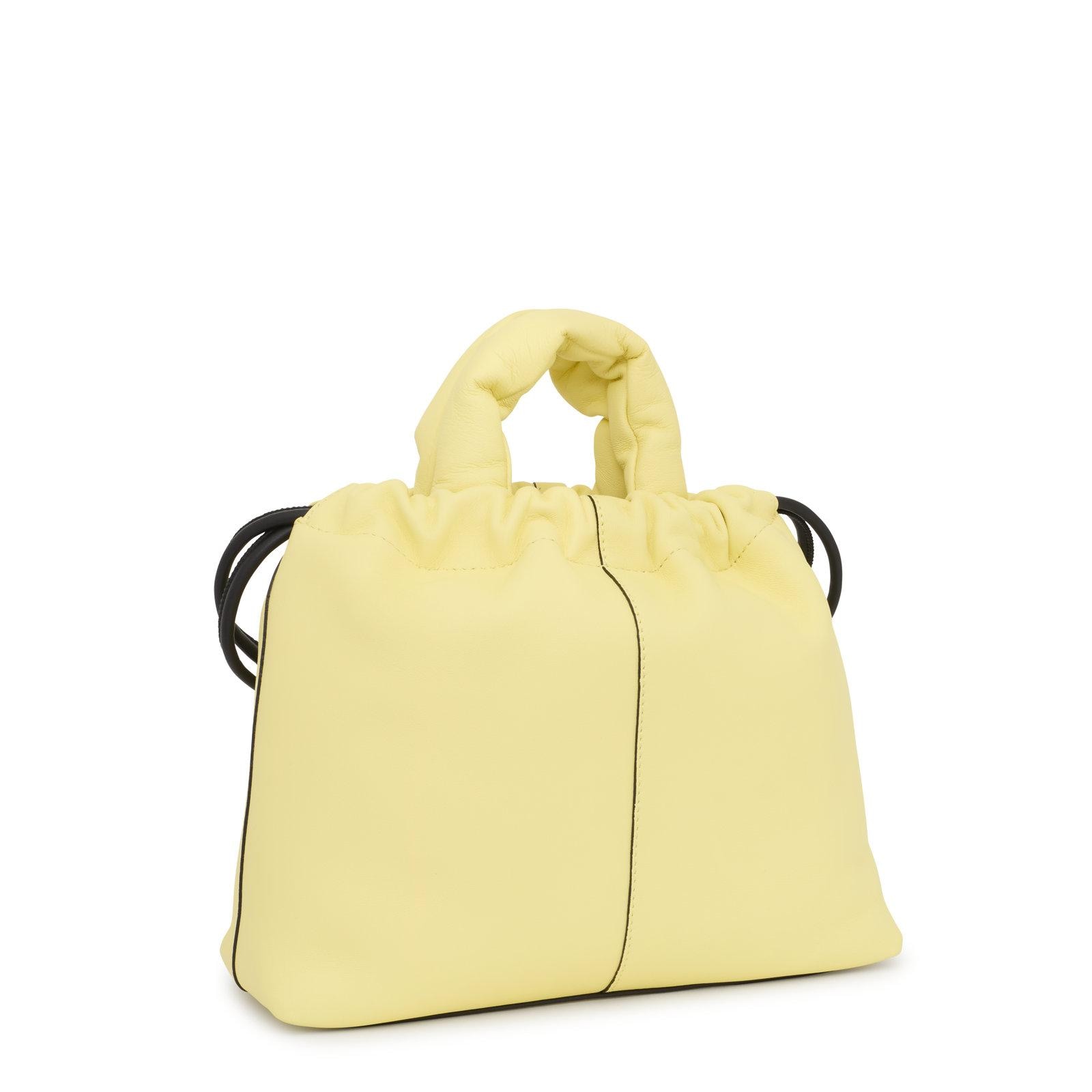 Bolso saca mediano TOUS Cloud de piel de oveja en color amarillo