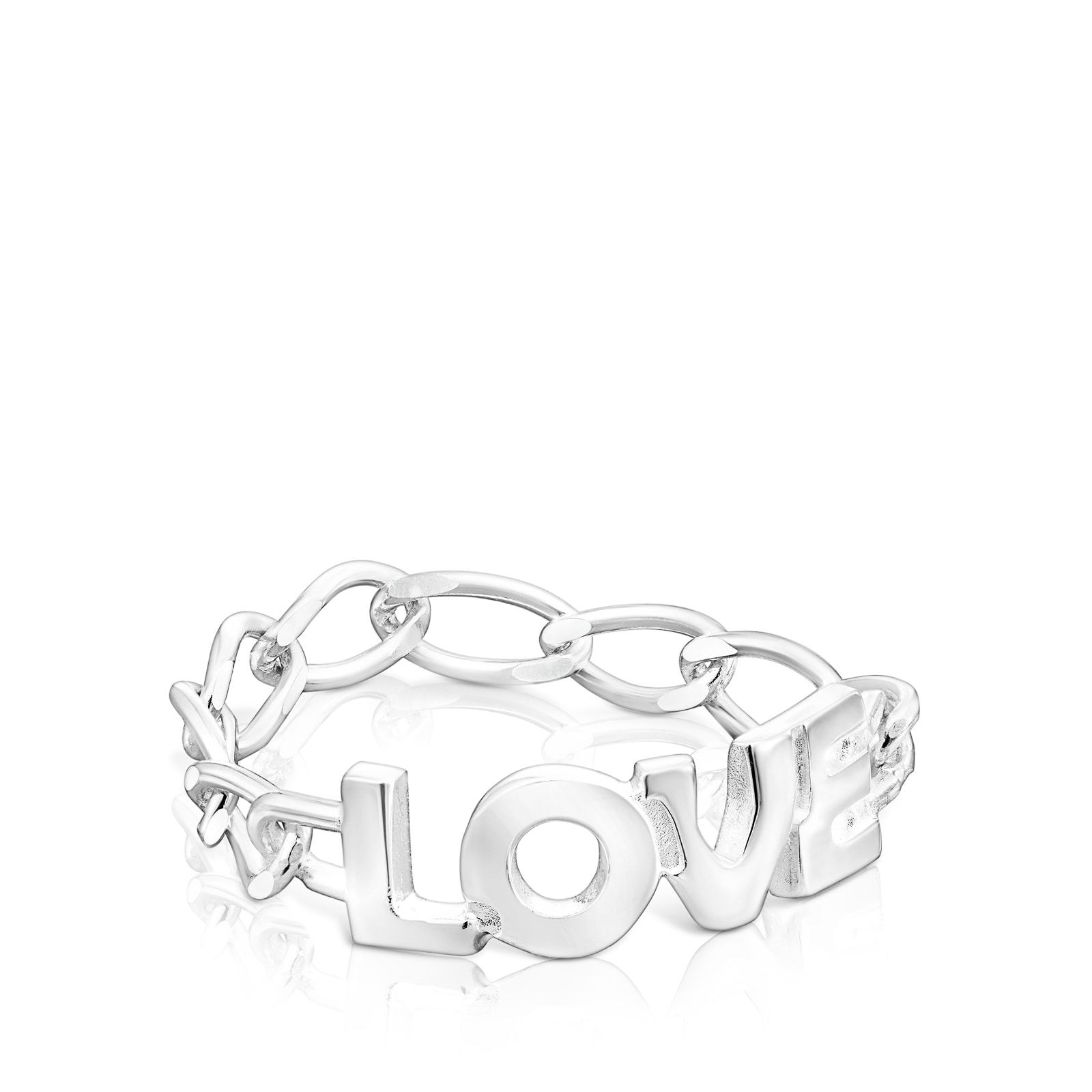 Anillo Love de plata TOUS Crossword