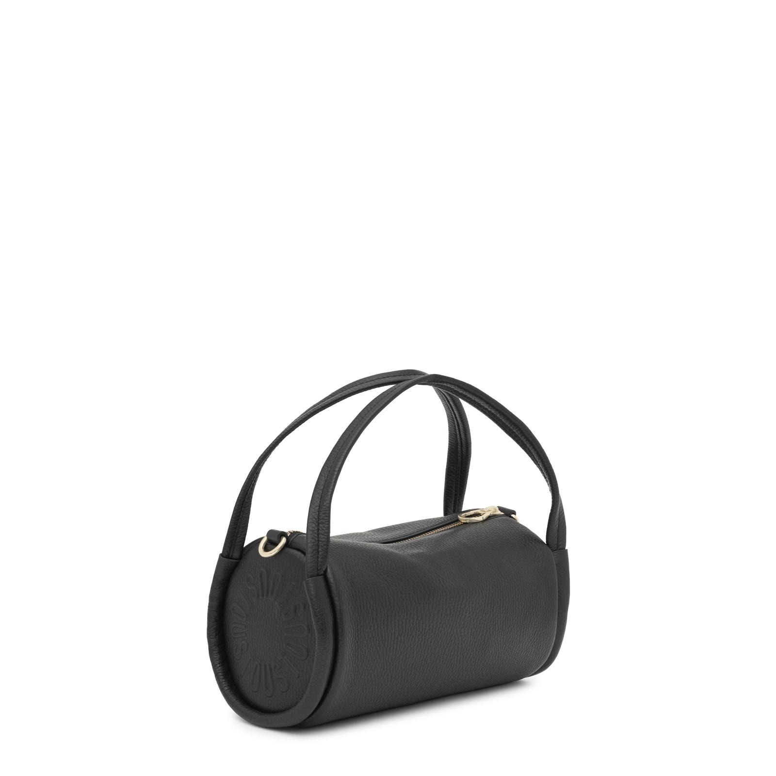 Bolso Duffle pequeño de piel negra TOUS Miranda