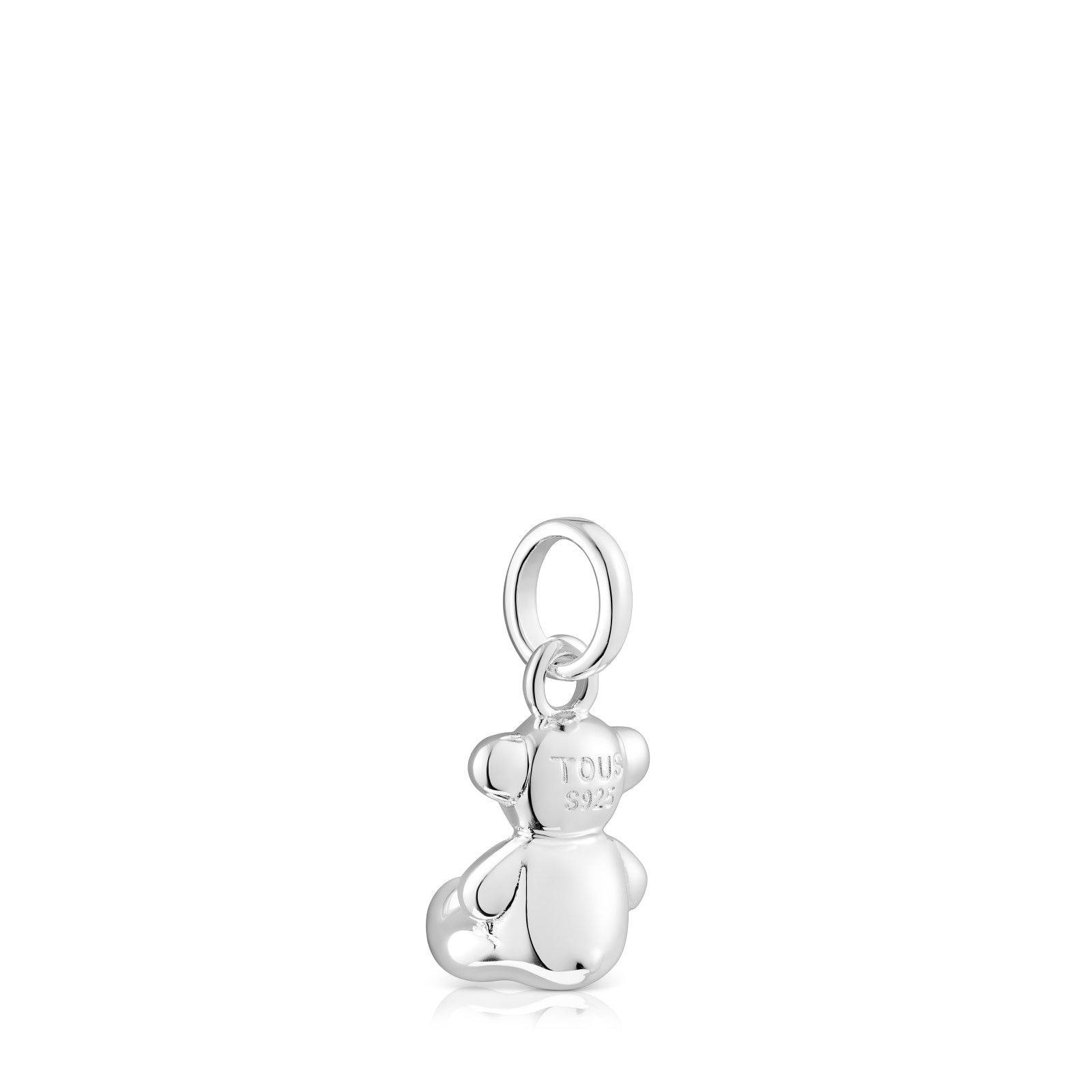 Colgante oso pequeño de plata Bold Bear