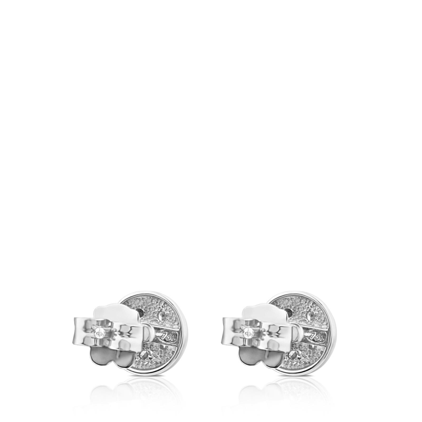 Aros Super Micro de Oro blanco y Diamantes