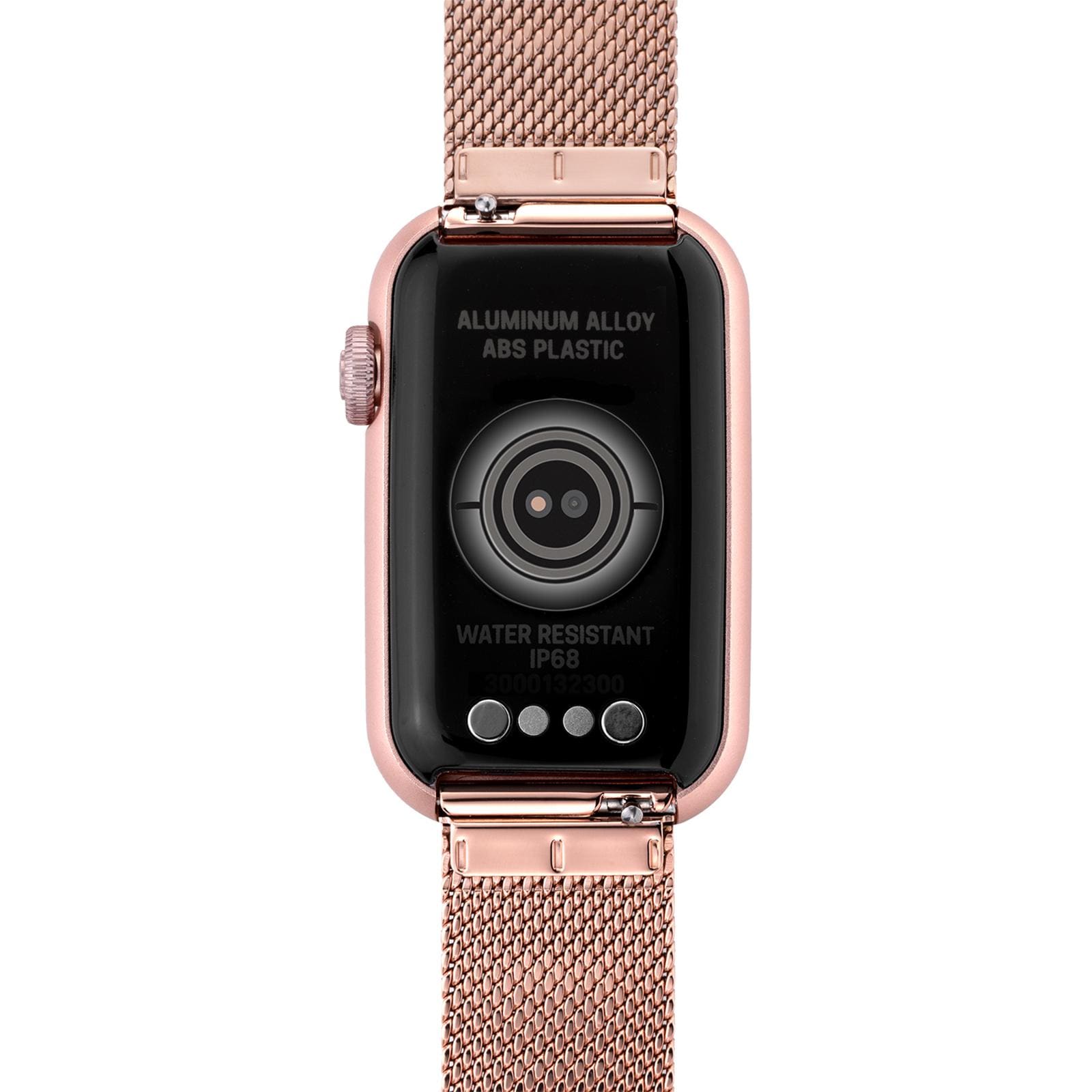 Reloj smartwatch TOUS T-Band Mesh con brazalete de acero inoxidable IPRG rosado y caja de aluminio en color rosado. 