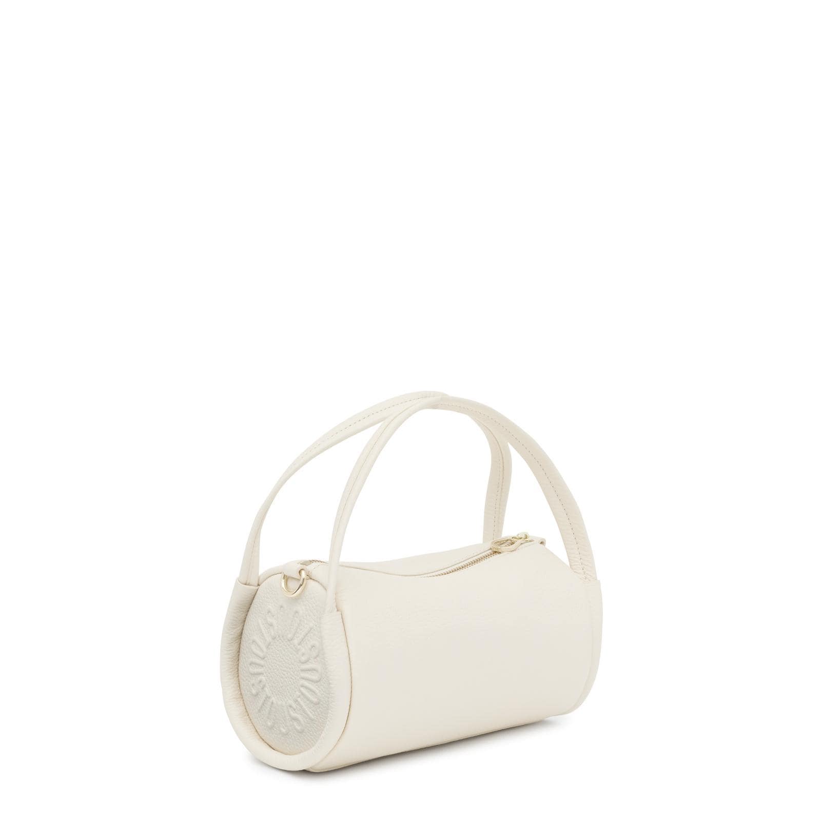 Bolso Duffle pequeño de piel beige TOUS Miranda