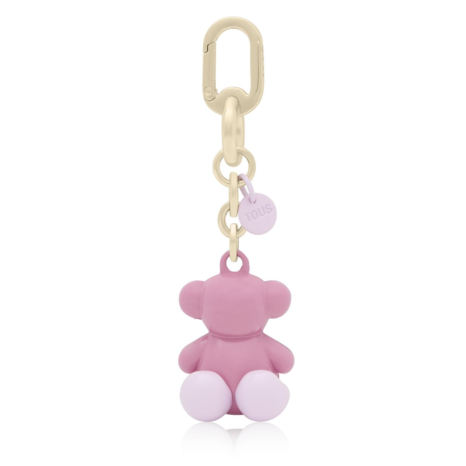 Llavero Metal de color rosa con forma de oso Bold Bear.