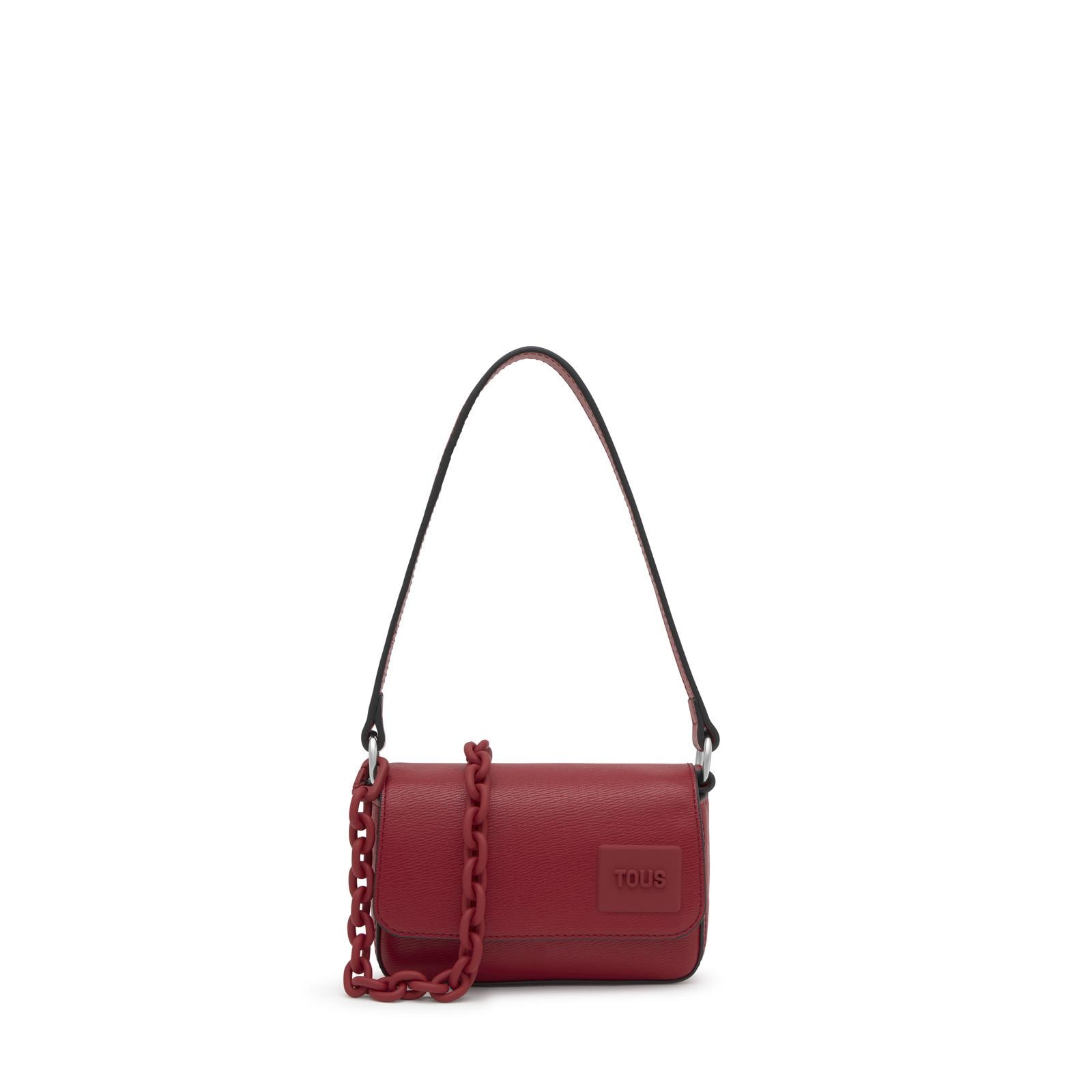 Mini bolso de hombro rojo TOUS Amanda