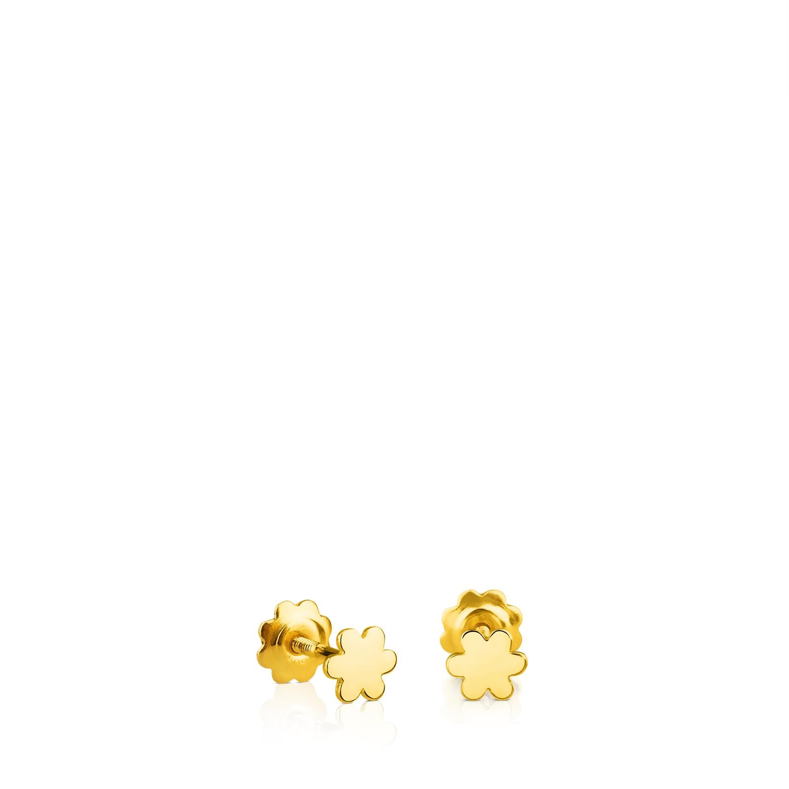 Pendientes flor de oro TOUS Basics